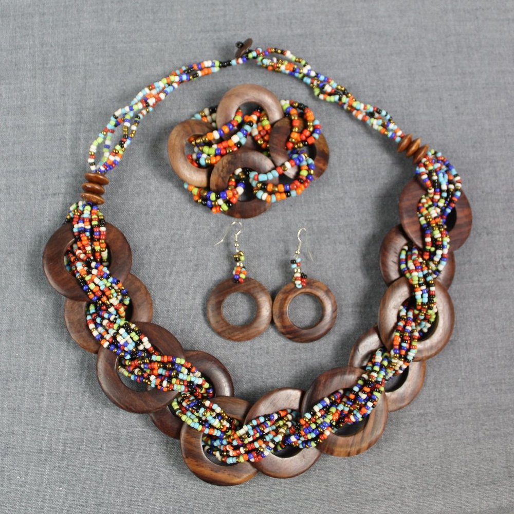 Necklace, Earring & Bracelet Set